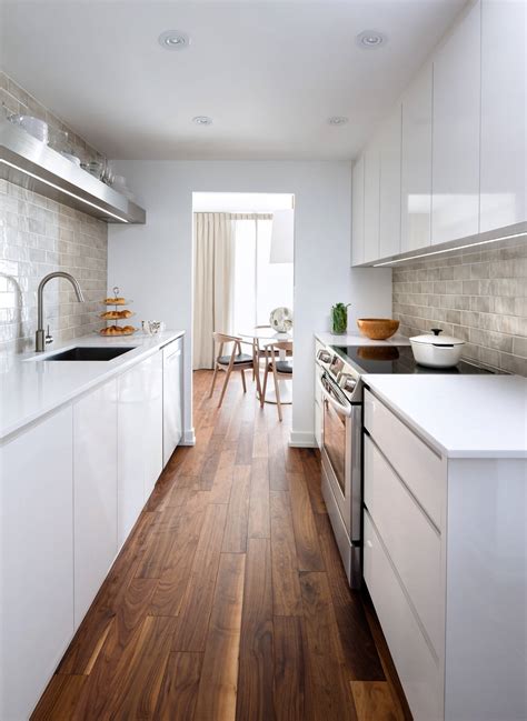 white galley kitchen designs